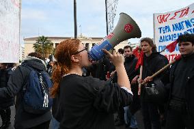 Greek Students Protest Government Plans For Private Universities