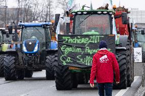 Farmers Protest on A1 - Seclin