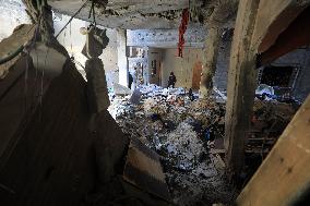 MIDEAST-GAZA-RAFAH-ISRAEL-AIRSTRIKE