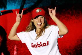Presentation Of Diablos Rojos Del Mexico Women's Softball Team