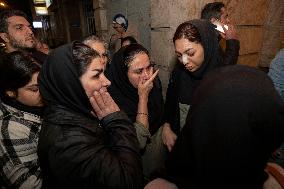 Iran-Fire In Tehran’s Gandhi Hotel Hospital