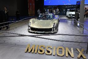 Ford Exhibition Area aPorsche's Pure Electric Concept Supercar at 6TH CIIE in Shanghait 6TH CIIE in Shanghai