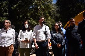 Bogota's Wildfires - Carlos Fernando Galan Press Conference