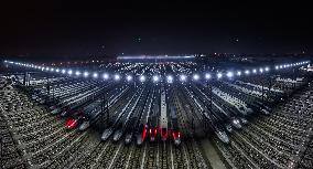 CHINA-SPRING FESTIVAL-TRAVEL RUSH-BULLET TRAINS (CN)