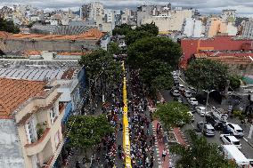 São Paulo's 470th Birthday Cake