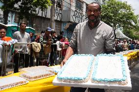 São Paulo's 470th Birthday Cake