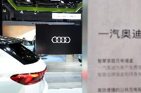 Audi's All-new Q6 e-tron Model at 6TH CIIE in Shanghai