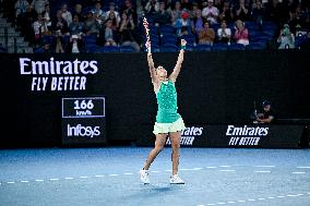 Australian Open Semi-Finals - Zheng Defeats Yastremska