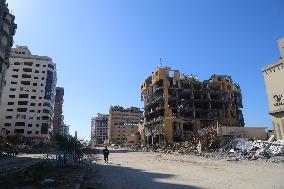 MIDEAST-GAZA CITY-ISRAEL-ATTACKS-AFTERMATH