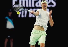 (SP)AUSTRALIA-MELBOURNE-TENNIS-AUSTRALIAN OPEN-MEN'S SINGLES SEMIFINALS
