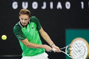 (SP)AUSTRALIA-MELBOURNE-TENNIS-AUSTRALIAN OPEN-MEN'S SINGLES SEMIFINALS