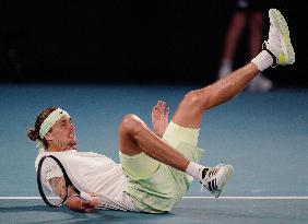 (SP)AUSTRALIA-MELBOURNE-TENNIS-AUSTRALIAN OPEN-MEN'S SINGLES SEMIFINALS