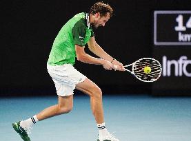 (SP)AUSTRALIA-MELBOURNE-TENNIS-AUSTRALIAN OPEN-MEN'S SINGLES SEMIFINALS