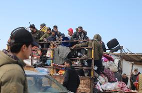 MIDEAST-GAZA-KHAN YOUNIS-EVACUATION