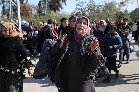 MIDEAST-GAZA-KHAN YOUNIS-EVACUATION
