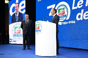 Forza Italia - Celebrations For The Party's 30th Anniversary In Rome