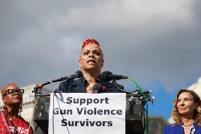 Gun Violence Survivors Press Conference At U.S. Capitol