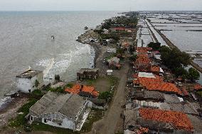 Abrasion And Rising Sea Level Threatening The North Coast Of West Java