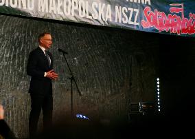 President Andrzej Duda In Wieliczka