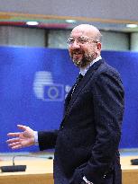 FILE-BELGIUM-BRUSSELS-CHARLES MICHEL-EUROPEAN PARLIAMENT ELECTION-PULLING OUT