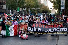 Demonstration Of Global Action For Ayotzinapa