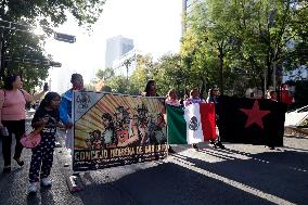 Demonstration Of Global Action For Ayotzinapa
