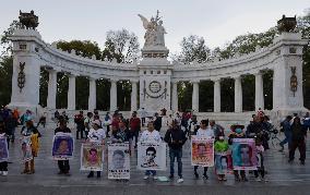 Mothers And Fathers Of The 43 Missing Normalista Students From Ayotzinapa In Mexico, March 9 Years After Their Disappearance