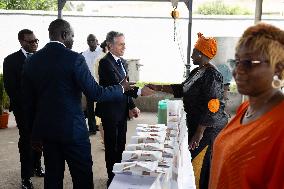 Blinken Visits Cote d'Ivoire