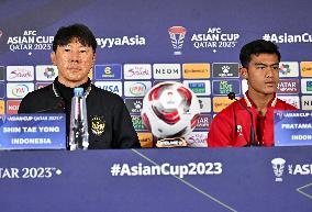AFC Asian Cup Qatar 2023 Press Conference T Indonesia And Australia