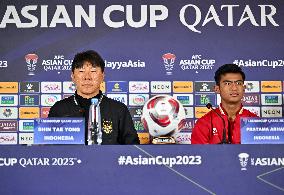 AFC Asian Cup Qatar 2023 Press Conference T Indonesia And Australia