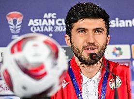 AFC Asian Cup Qatar 2023 Press Conference Tajikistan And United Arab Emirates