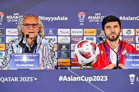 AFC Asian Cup 2023 Qatar Round Of 16 Match Tajikistan  Press Conference