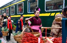 CHINA-GUIZHOU-SLOW TRAIN-"VILLAGE GALA" (CN)