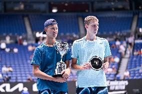 Australian Open - Japan Sakamoto Wins Junior Title