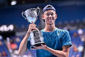 Australian Open - Japan Sakamoto Wins Junior Title