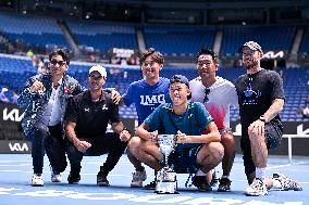 Australian Open - Japan Sakamoto Wins Junior Title