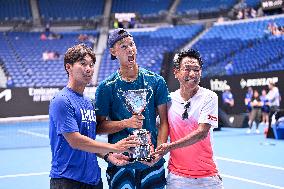 Australian Open - Japan Sakamoto Wins Junior Title