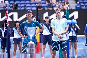 Australian Open - Japan Sakamoto Wins Junior Title