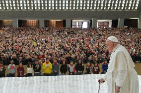 Pope Francis Audience with the Confirmands of Archdiocese of Bari-Bitonto