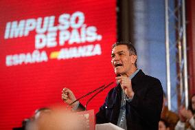 Pedro Sanchez participates in a meeting - Lugo