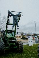 Farmers protest in Bretagne