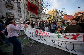 Demonstration In Defense Of The Right To Dignified Housing In Portugal