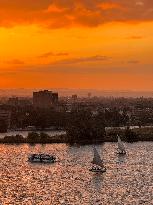 EGYPT-CAIRO-SUNSET
