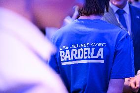 Les Jeunes Avec Bardella Launch Event - Paris