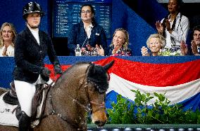 Royals Attend A Jumping Event - Amsterdam