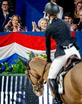Royals Attend A Jumping Event - Amsterdam