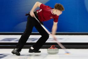 (SP)SOUTH KOREA-GANGNEUNG-WINTER YOUTH OLYMPIC GAMES-CURLING-MIXED DOUBLES ROUND ROBIN SESSION-LAT VS CHN