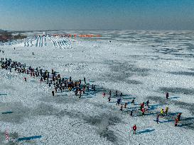 A Marathon on The Ice in Shenyang