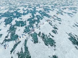 A Marathon on The Ice in Shenyang