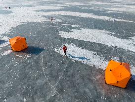 A Marathon on The Ice in Shenyang